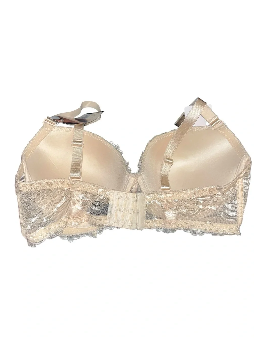 Rene Rofe 36DD Overlay Plunge Bra in Champagne - Women Intimates - Picture 2 of 3